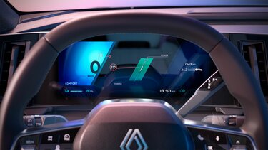 Reichweiten-Widget – Renault Scenic E-Tech electric