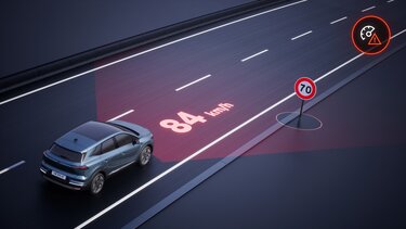 Renault Symbioz E-Tech full hybrid - traffic sign recognition 