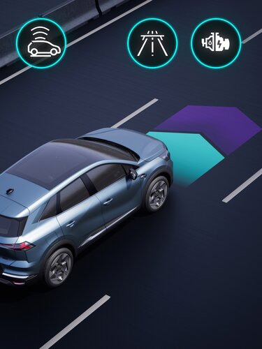 Renault Symbioz - predictive hybrid driving assist