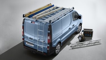 bagageira de tejadilho em alumínio - Renault Trafic Van E-Tech 100% electric