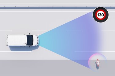 alerte de sur-vitesse avec reconnaissance des panneaux - Renault Trafic Van