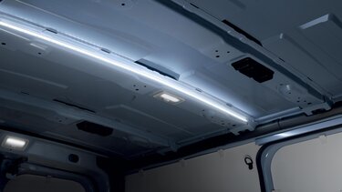 Noul Renault Trafic - bară de iluminare cu LED-uri