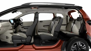 Renault Triber - space