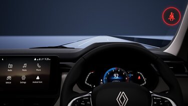 Renault triber - seatbelt reminder for driver & passenger