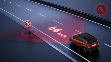 Renault Triber - speed alert warning