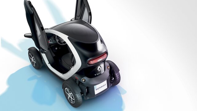 TWIZY: veículo elétrico de 2 lugares com carta de condução 