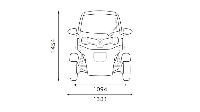 Twizy Dimensions And Specifications Renault Uk