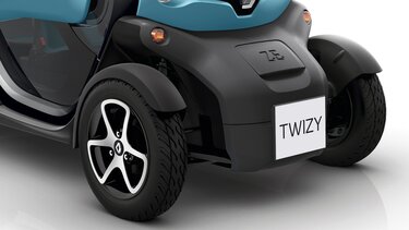 Twizy E-Tech elétrico, traseira