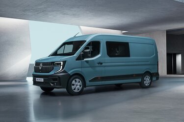nieuw aerodynamisch design - dubbele cabine - Renault Master