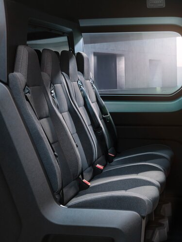 3 tot 4 stoelen in rij 2 - dubbele cabine - Renault Master