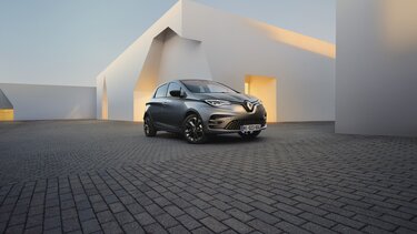 Exteriér modrého vozu Renault ZOE