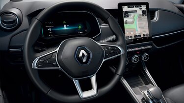 Renault Zoe E-Tech électrique volant et écran conducteur 