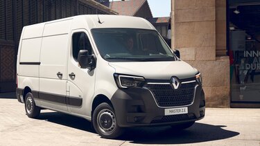 Renault bedrijfswagens fabrieksgarantie Master Electric buiten