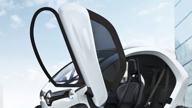Renault TWIZY Puertas de gaviota con diseño futurista 