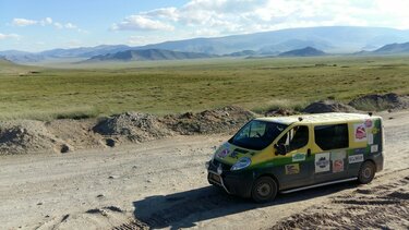 Naar Ulaanbaatar met de Renault Trafic