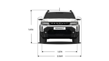 Boyutlar - Renault Duster