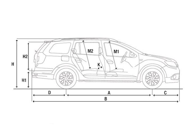 Renault logan чертеж