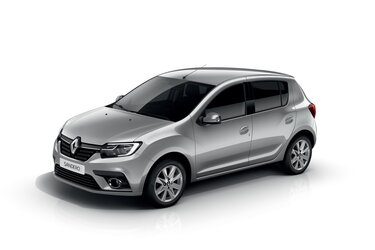 Renault SANDERO - вигляд профілю спереду справа в три чверті